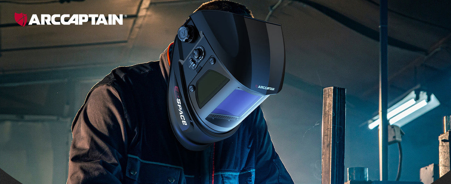 EXSpace X300 True Color Welding Hood Black Gloss Coating