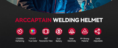 EXSpace X300 True Color Welding Hood Black Gloss Coating