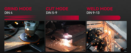 EXSpace X300 True Color Welding Hood Black Gloss Coating