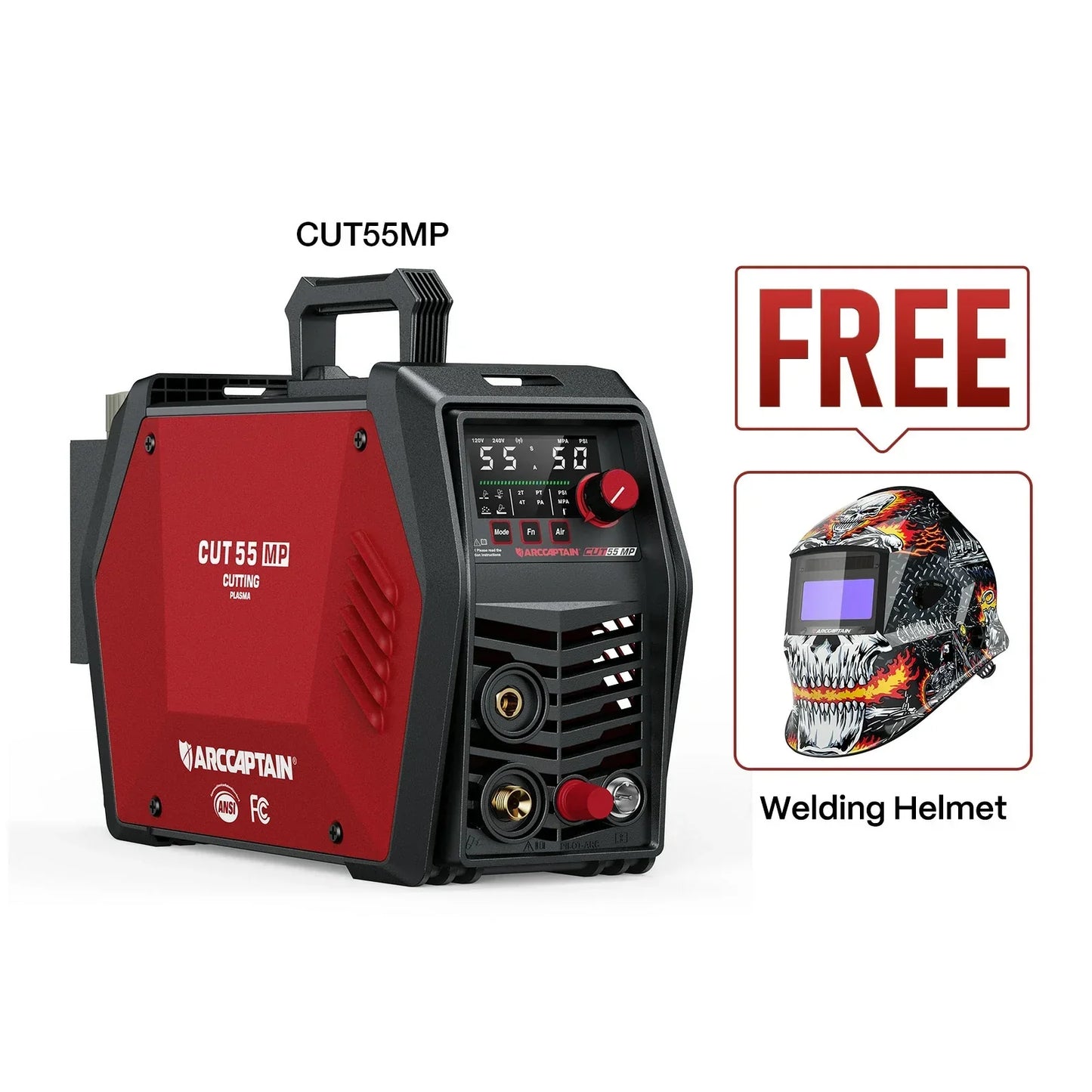 Arccaptain CUT55 MP Multi-Process Pilot Arc Plasma Cutter