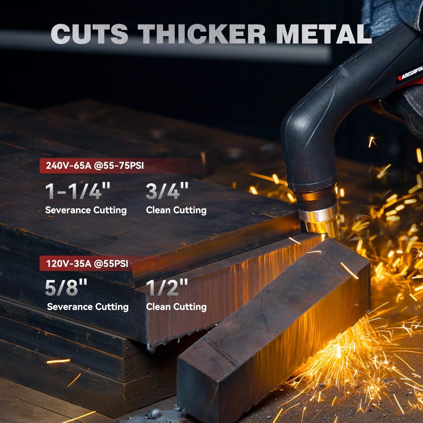 Arccaptain CUT65MP NON-HF CNC Plasma Cutter