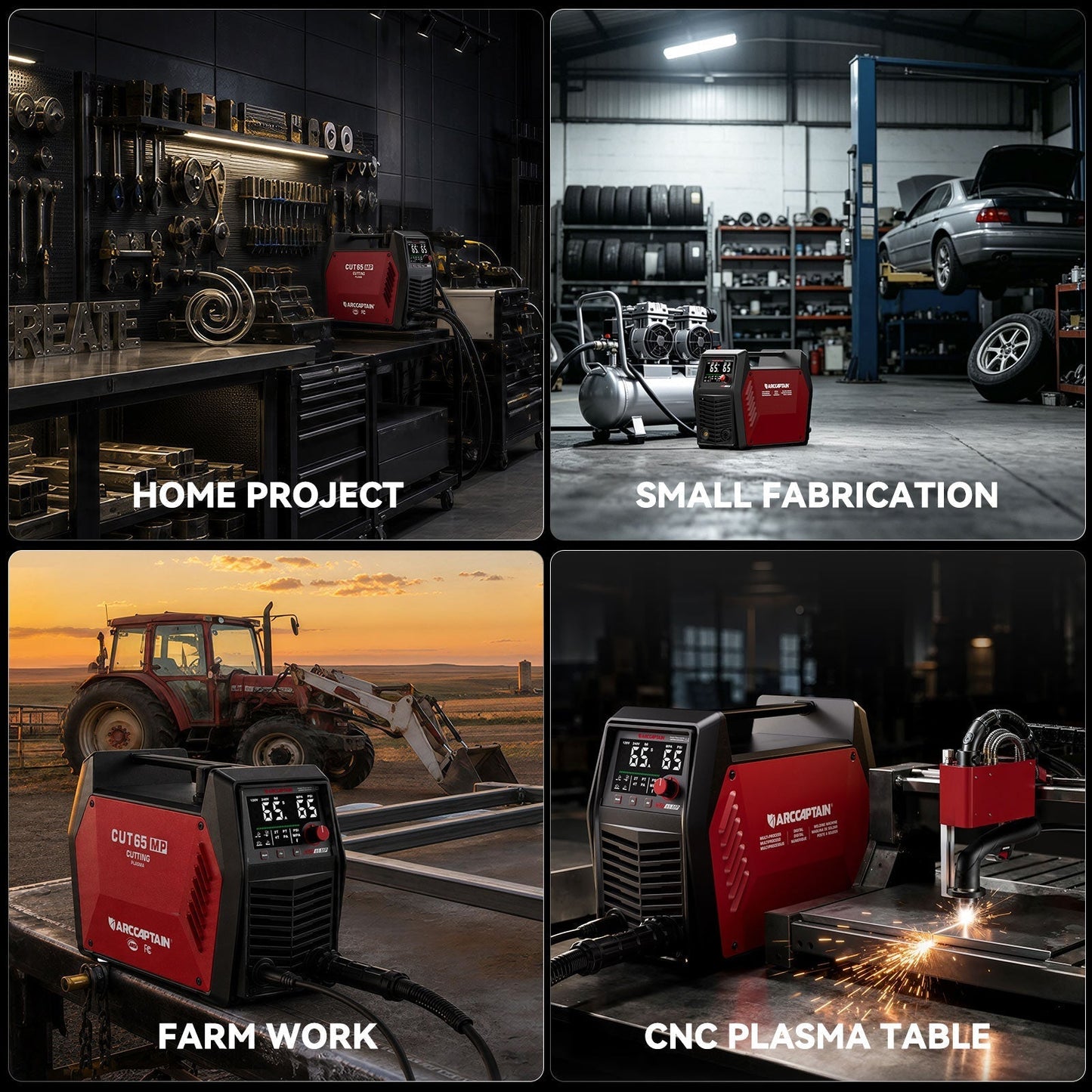 Arccaptain CUT65MP NON-HF CNC Plasma Cutter