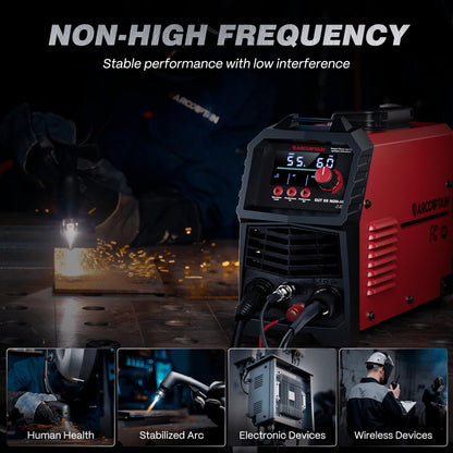 Arccaptain CUT55 NON-HF Plasma Cutter Dual Voltage
