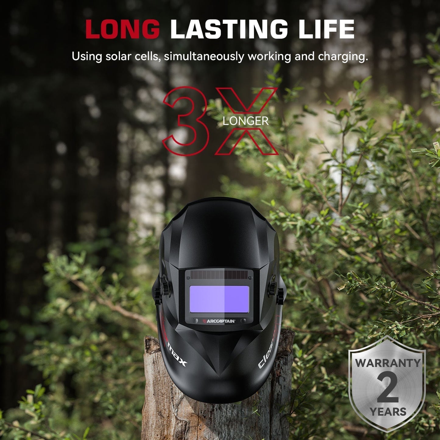 ClearLite X100 Digital Auto Darkening Welding Helmet Black