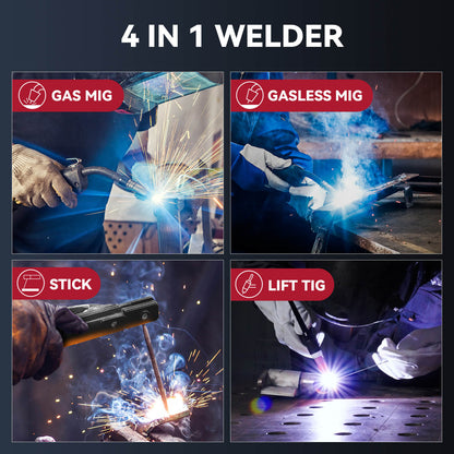 Arccaptain MIG160 4 in 1 Dual Voltage MIG Welder