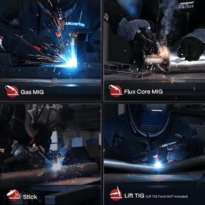 Arccaptain MIG165 Portable MIG Welder Machine For Beginners