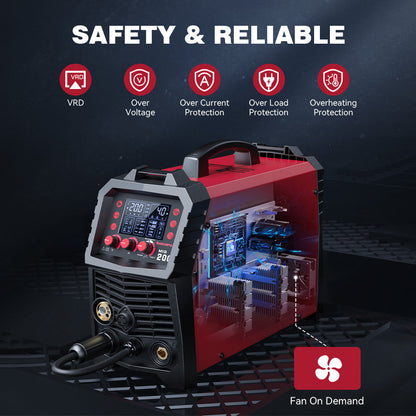 Arccaptain MIG200 Multi Process MIG Welder User-Friendly