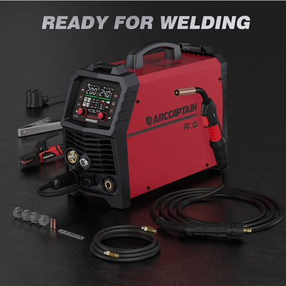 Arccaptain MIG200P Pulse MIG Welding Machine