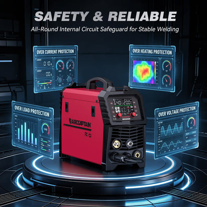 Arccaptain MIG200P Pulse MIG Welding Machine