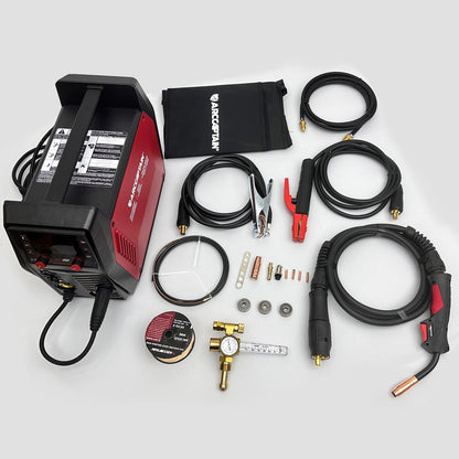 Arccaptain MIG205 Pro Gas MIG Welder Stainless Steel Multi Process Machine