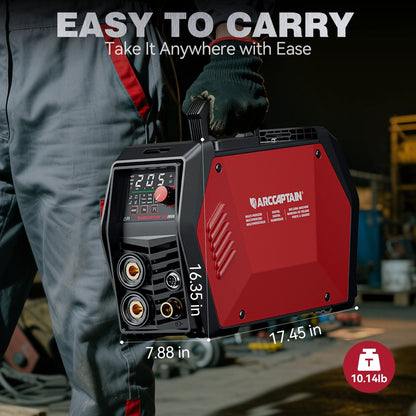 Arccaptain iControl TIG205P Pro DC Pulse TIG Welder