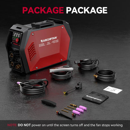 Arccaptain TIG205 Pro DC TIG Spot Cold Welder