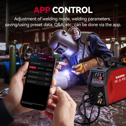 Arccaptain TIG205 Pro DC TIG Spot Cold Welder