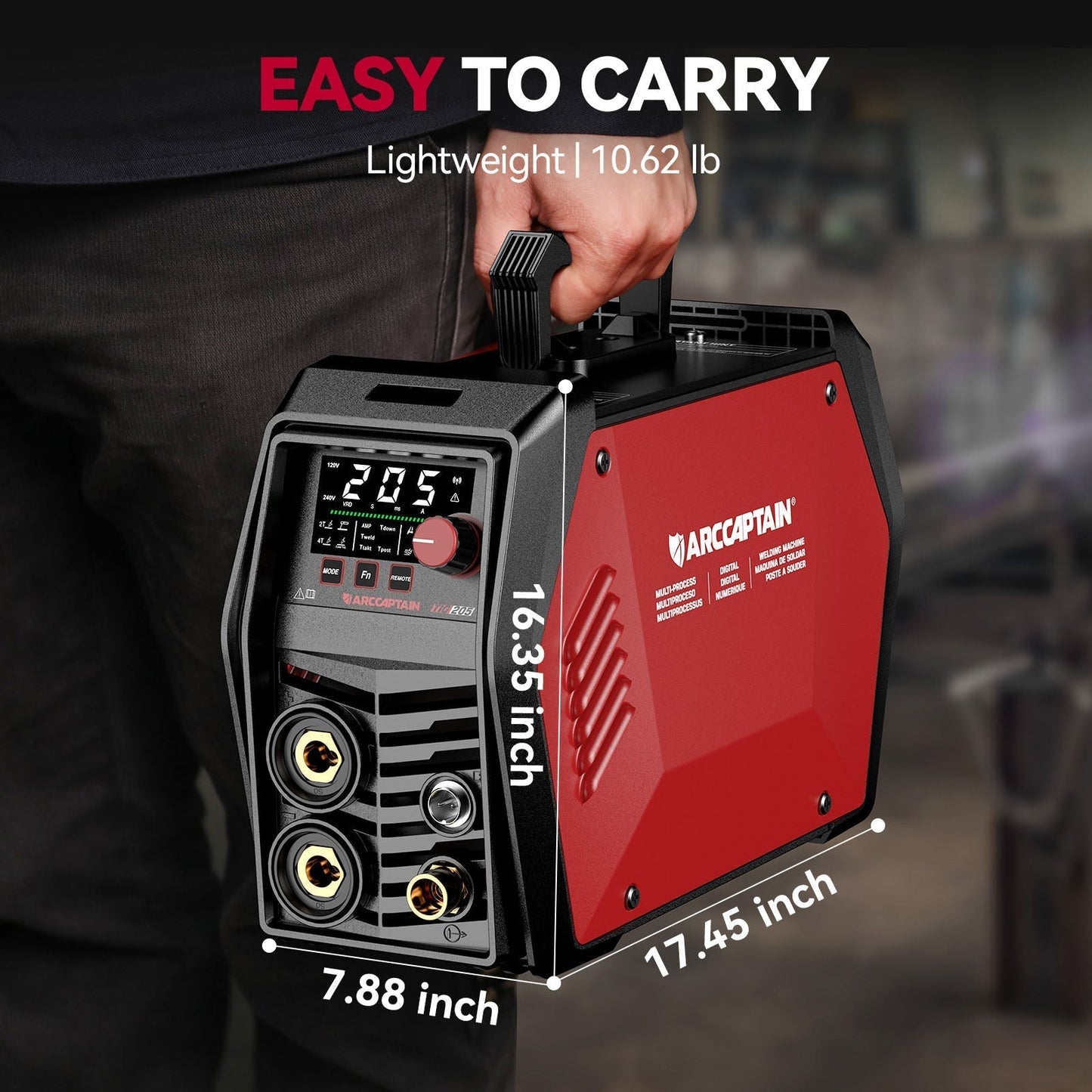 Arccaptain TIG205 Pro DC TIG Spot Cold Welder