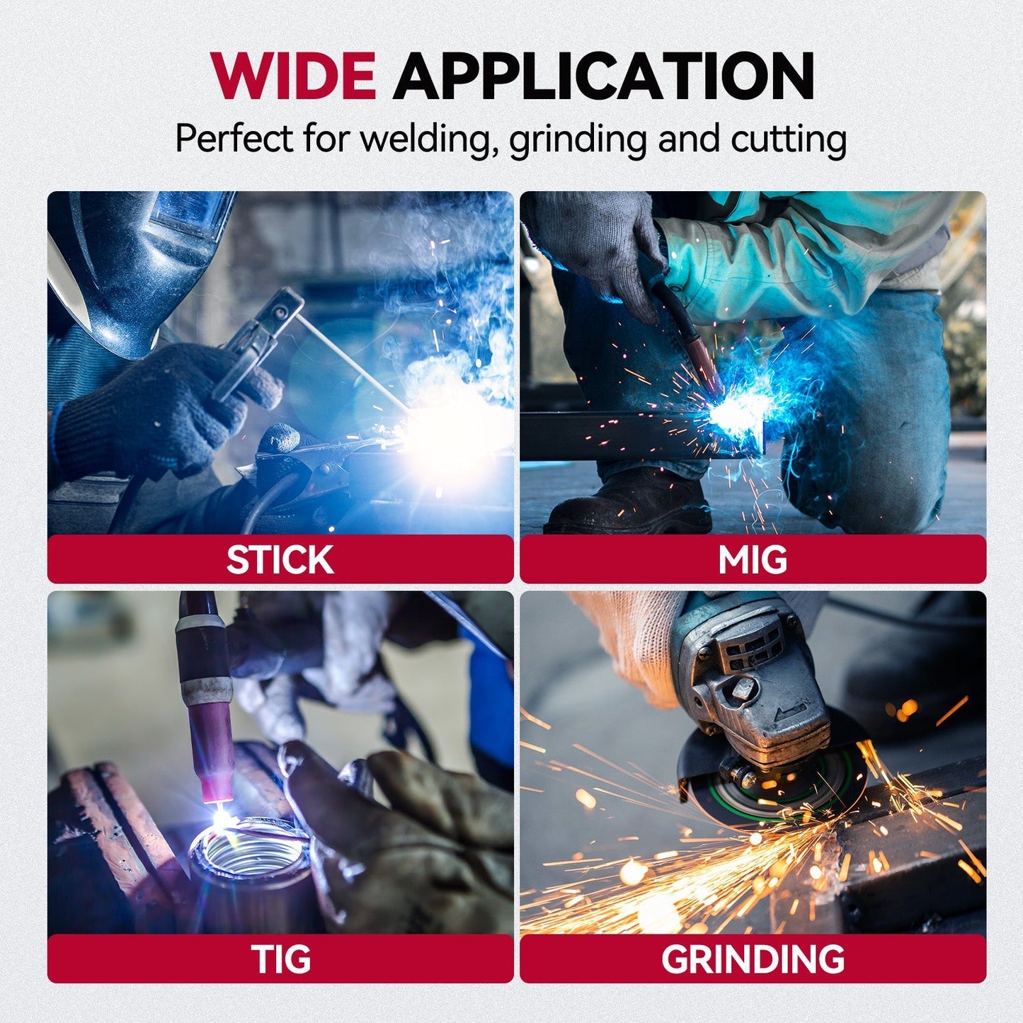 EXSpace X300 Auto Darkening Welding Protective Hood Rivet