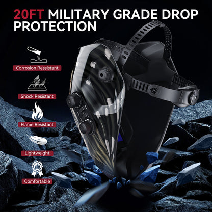 VisionMax X200 Solar Automatic Welding Helmet Alien Hunter