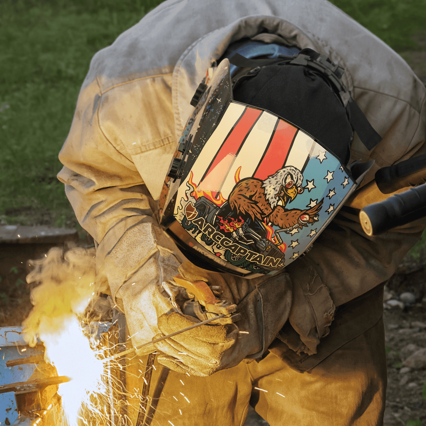ARCCAPTAIN Welder Cap 2 Pack Fireproof & Durable Welding Cap
